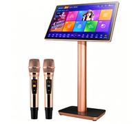KTV Singing Karaoke Player, Intelligent Voice Karaoke, Android Dual Syst-em,4K HD Capacitive Touch Screen Karaoke Machine Home/KTV Jukebox 22in-4t