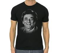 KTVB0A Columbo t-Shirt New Men Black greyL Just one More Thing Peter Falk Black(XX-Large)