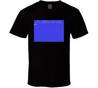 KTVB0A Commodore 64 Ready Intro Boot Screen T Shirt Black(X-Large)