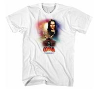 KTVB0A Conan The Barbarian Enough Said White Adult T-Shirt(Small)