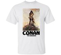 KTVB0A Conan The Barbarian, Retro, 1980's, Movie, Arnold Schwarzenegger, Fantasy, Actio(XX-Large)