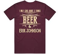 KTVB0A Erik Johnson Care About Two Things Colorado Hockey Fan T Shirt(Small)