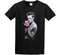 KTVB0A ERSAN Men's Immortal Brad Pitt Actor Fight Club 1999 Film V4 Short Sleeve T-Shirt(X-Large)