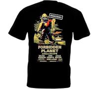 KTVB0A Forbidden Planet v7 T-Shirt Movie Poster All(Medium)