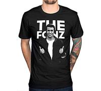 KTVB0A Happy Days The Fonz Graphic T-Shirt Tv Series Retro Fonzarelli(X-Large)