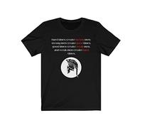 KTVB0A Hard Times Create Strong Men Motivational T-Shirt Black(X-Large)