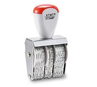KTWT 1.5" Rubber Stamp Line Dater, Date Stamp, Office Stamp, Rotating Stamp 3/16" (5mm)