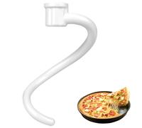 Ktxaby 1 Pcs Spiral Dough Hook Replacement Compatible with Kitchenaid 5Plus & 6QT Bowl-Lift Stand Mixers, Coated Dough Hook Attachments for Models KV25G0X, KV25G8X, KV25H0X, KP26M1X, KP26M8X, KL26M8X