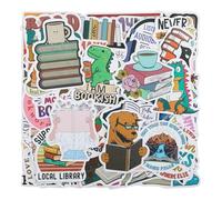 Ktxaby 100 Pcs Book Stickers for Kindle,Book Lover Sticker Bookish Reading Stickers for Laptop Water Bottles,Bookish Gifts for Teens Adults Readers