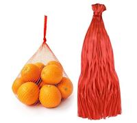 ktxaby 100Pcs Reusable Nylon Mesh Bags,60cm Long Strong Produce Net Bag,Breathable Onion Potato Storage Bag with with 4mm Mesh Stretchable Packaging Net for Vegetables Fruits