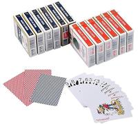 ktxaby 12 Pack Playing Cards,Poker Cards,Standard Index,Red and Blue Premium Playing Cards,Decks of Cards Bulk,for Blackjack,Solitaire,Bridge,Canasta Card Party Supplies (Bee)