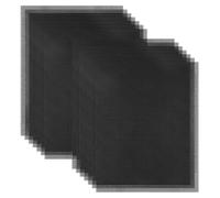 Ktxaby 14 Pcs Plastic Canvas Sheets 7 Count, Large Plastic Mesh Sheet 10.5" x 13.5", Cross Stitch Canvas for Embroidery, Yarn Craft, DIY Knitting Projects and Aquarium Dividers (Black)