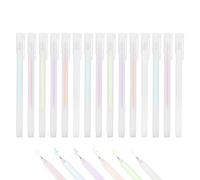 ktxaby 15 Pcs Glue Pen Set,Colours Quick Dry Precision Liquid Adhesive Pen with Fine Tip, Spot Glue Pen for Paper Crafts Scrapbook Card Making DIY