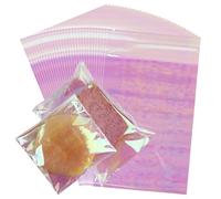 Ktxaby 200 Pcs Self Sealing Cellophane Bags,5 x 7 Inches Self Adhesive Bag Clear Iridescent Cellophane Bag,Small Resealable Individual Cookie Bags for Packaging Gift Giving,Candy,Treat