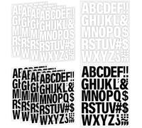 Ktxaby 440Pcs 10 Sheets Iron on Letters for Clothing,2 Inch Heat Transfer Letter Patches,Iron on Vinyl Letters with A-Z PU Alphabets Sticker for T-Shirt Printing DIY Craft (White and Black