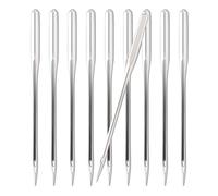 Ktxaby 50 Pcs Sewing Machine Needles Size 90/14 Universal Standard Needles for Embroidery Leather Jeans, Compatible with Brother Singer, Janome, Varmax and Home Sewing Machin