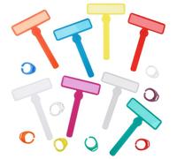 Ktxaby 8Pcs Guided Reading Strips with 8pcs Finger Rings Finger Focus ADHD Finger Trackers with Finger Rings Dyslexia Tools Bookmark Reading Trackers Reading Tools for Kids