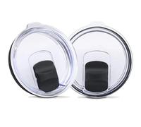 Ktxaby Pack of 2 30 oz Magnetic Cup Lid with 2 Magnetic Slider Switches, Leak-proof Replacement Cover, Compatible with Yeti 850 ml Cup, 992 ml Straw, 400 ml Cup, Rambler, Ozark Trail