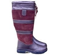 KTY Lake Leather Country Boots Brown Standard 3/36