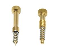 KTYERABD 1 Set Air Fuel Mixture Screw Idle Speed Adjustment Screw for Mikuni VM22 Carburetor Metal Motorcycle