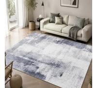 KTYUTJDH Area Rug,Abstract Gray, White, Rectangular 180 x 240 cm, Large Soft Rugs Art Deco Home Office Living Dining Room Bedroom Carpets