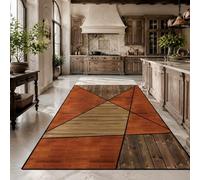 KTYUTJDH Area Rug,Geometric Brown, Beige, Orange, Black, Rectangular 180 x 250 cm, Large Rugs Home Office Art Decor Living Room Contemporary Lounge Carpet