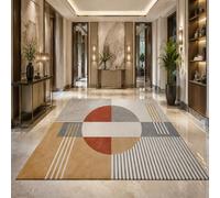 KTYUTJDH Area Rug,Modern, Geometric Red, Gray, Beige, White, Taupe, Rectangular 180 x 250 cm, Large Rugs Home Office Art Decor Living Room Contemporary Lounge Carpet