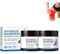 KU-BOZNS Advanced Magnesium Pain Relief Cream, Joint Relief Cream, Natural Joint Gel Effective Relieffor Back, Neck, Hands, Knees (2pcs)