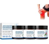 KU-BOZNS Advanced Magnesium Pain Relief Cream, Joint Relief Cream, Natural Joint Gel Effective Relieffor Back, Neck, Hands, Knees (3pcs)