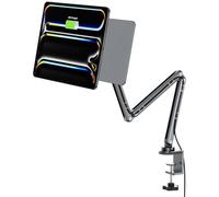 KU XIU X36 Pro Max Magnetic Charging Stand for iPad Pro 13-inch M4 2024, Aluminum Alloy Boom Arm Adjustable Tablet Stand for Desk, Suitable for Your Home, Office, Classroom, and Creative Space