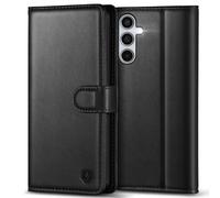 Kuafcase for Samsung A35 5G Case, 4 Card Slots Flip Wallet Kickstand Shockproof Protective Phone Case for Samsung Galaxy A35 5G, Black