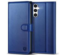 Kuafcase for Samsung Galaxy S23 FE Case with 4 Card Slots Magnetic Closure Protective Phone Cover Case for Samsung S23 FE - Royal Blue