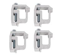 KUAFU 4 Pcs Truck Clamps for Mounting Caps Camper Shell Topper Canopy Heavy Duty Aluminum
