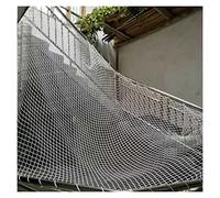 KUAIE Outdoor Construction Safety Net Nylon Protection Net Decor Safety Net Stair Fall Prevention Net White Customizable Color : 3cm mesh, Size : 2x4m(7x13ft)