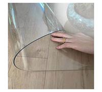 KUAIE Transparent Floor Mat PVC Chair Mat Waterproof Crack-resistant for Home Office Carpet Floor Protection, 63 Sizes (Color : 2.0mm, Size : 70X120cm)