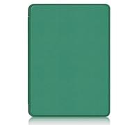kuaijiexiaopu Auto Sleep/Wake-up Leather Stand Case, Flexible TPU Back Cover compatible with Kindle Paperhwhite 11th KPW5 2021 6.8 inch(Dark green)