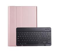 kuaijiexiaopu Backlit Detachable Keyboard Case, Tablet Leather Stand Cover compatible with Lenovo P11 11 inch TB-J606F/N/L(Rose Gold Black)