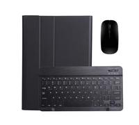 kuaijiexiaopu Backlit Keyboard Slim Case, Tablet Leather Cover compatible with Lenovo Tab M10 HD 2nd Gen 10.1 inch TB-X306X TB-X306F(Black B Mouse)