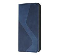 kuaijiexiaopu Cover, Magnetic Card Slot Flip Case, TPU+Leather Phone Cover compatible with Samsung Galaxy A53 A33 A13 5G(Blue,For Galaxy A53 5G)