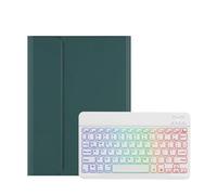 kuaijiexiaopu Detachable Backlit Keyboard Cover, Flip Leather Protective Case compatible with Lenovo Xiaoxin Pad 11.5 inch J706F/Pad Pro 11.5 2O21 J716F(Dark green)