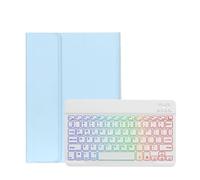 kuaijiexiaopu Detachable Backlit Keyboard Cover, Flip Leather Protective Case compatible with Lenovo Xiaoxin Pad 11.5 inch J706F/Pad Pro 11.5 2O21 J716F(Misty blue)
