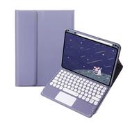 kuaijiexiaopu Detachable Normal/Touch Keyboard, Flip Leather Protective Case compatible with HUAWEI MatePad Air 11.5 inch 2023(Purple+Touch Keyboard)