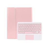 kuaijiexiaopu Detachable Regular/Tri Color Backlit Touch Keyboard Protective Case Suitable for Samsung Galaxy Tab S10 FE+ 13.1 inch 2025(Touch Keyboard+Pink)