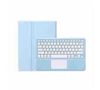 kuaijiexiaopu Detachable Touch Keyboard with White Keys, Filp Leather Protective Case compatible with Samsung Galaxy Tab S9 Ultra 14.6 inch X910/916B/918U(Sky Blue+Keyboard)