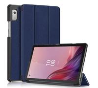 kuaijiexiaopu Hard PC Cover, Tri-fold Flip PU Leather Stand Case compatible with Lenovo Legion Y700 2nd Gen TB-320FC 2023(Dark blue)