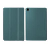 kuaijiexiaopu Honeycomb Silicone Back Cover, Tri-fold PU Leather Tablet Stand Case compatible with Lenovo Tab P11 Pro 2nd Gen 11.2 inch TB-132FU(Dark Green)