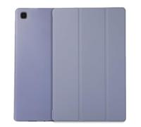 kuaijiexiaopu Honeycomb Soft Rubber Back Case, Tri-fold Silicone Leather Stand Case compatible with Samsung Galaxy Tab A9 8.7 inch 2023(Lavender)