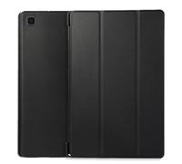 kuaijiexiaopu Honeycomb Soft Rubber Back Case, Tri-fold Silicone Leather Stand Case compatible with Samsung Galaxy Tab S9 11 inch/S9 FE 10.9 inch 2023(Black,S9 11 inch)