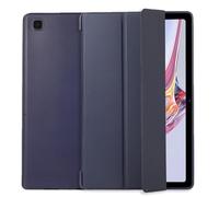 kuaijiexiaopu Honeycomb Soft Rubber Back Case, Tri-fold Silicone Leather Stand Case compatible with Samsung Galaxy Tab S9 11 inch/S9 FE 10.9 inch 2023(Dark blue,S9 FE 10.9 inch)