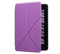 kuaijiexiaopu Portable Tablet Stand Case, Y-fold Bracket Flip Leather Cover compatible with Kindle Paperhwhite 5 2021 6.8 inch(Purple)